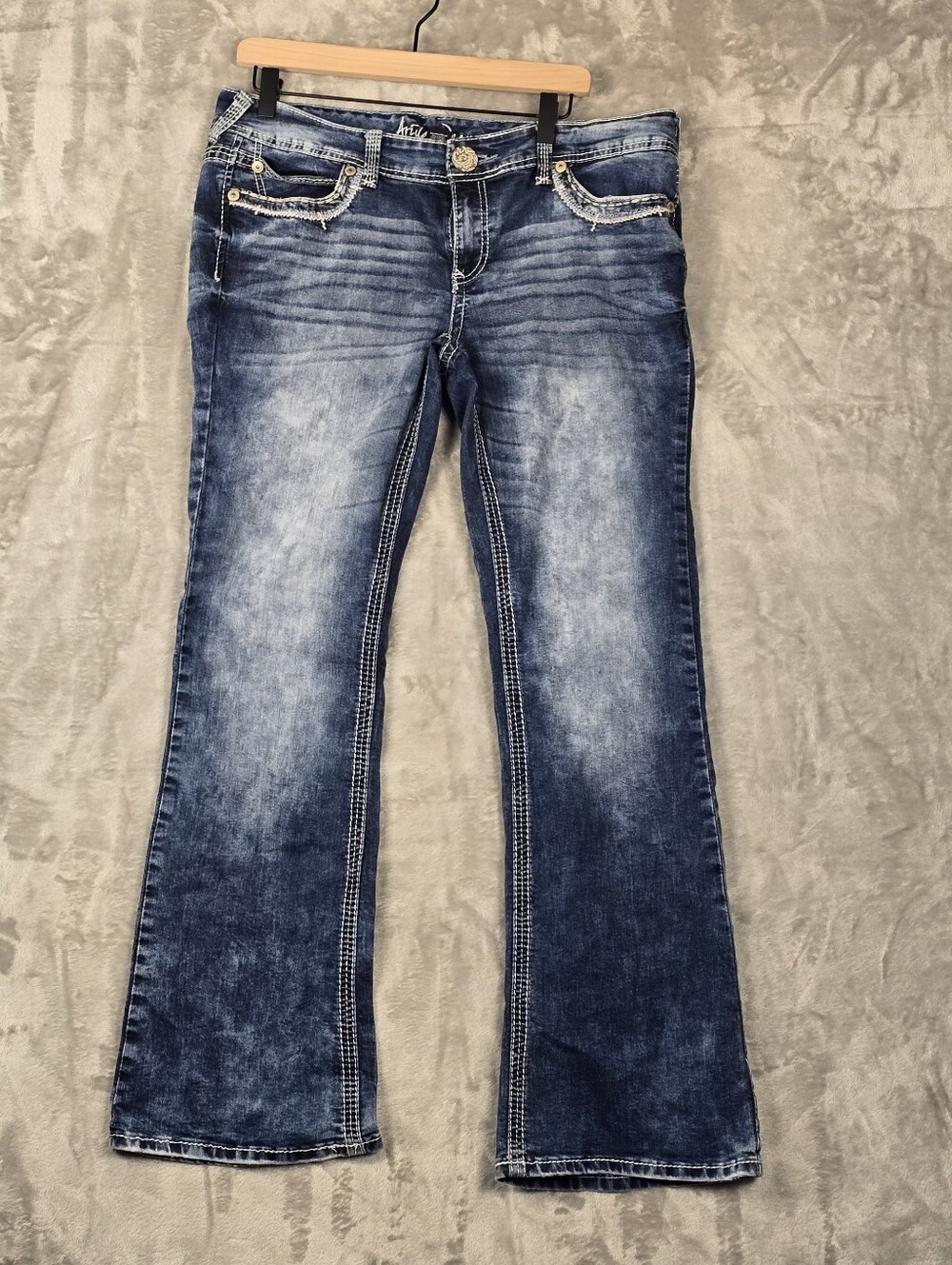 Ariya Jeans Size 15/16 Medium Wash Stretch Blue Denim